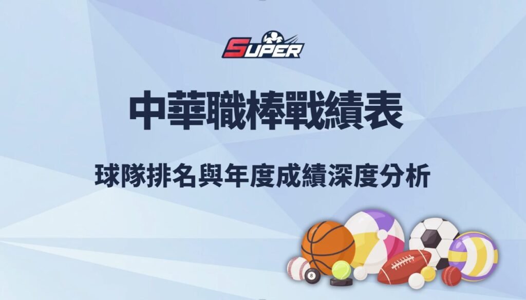 中華職棒戰績表|球隊排名與年度成績深度分析(含2026下半季最新數據) 1 中華職棒戰績表|球隊排名與年度成績深度分析(含最新數據與專業觀點)