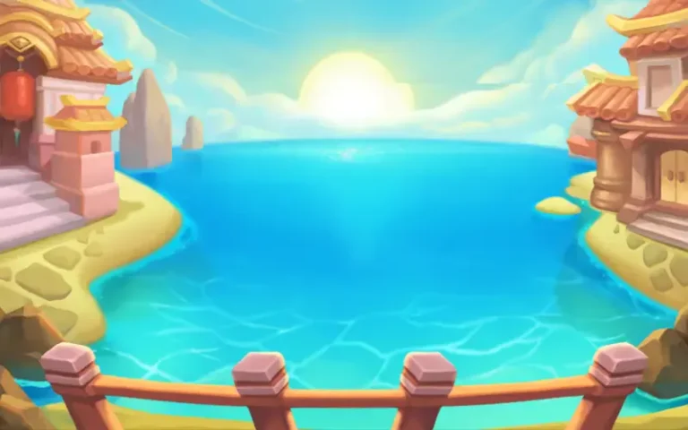 金獅福娃捕魚遊戲主視覺