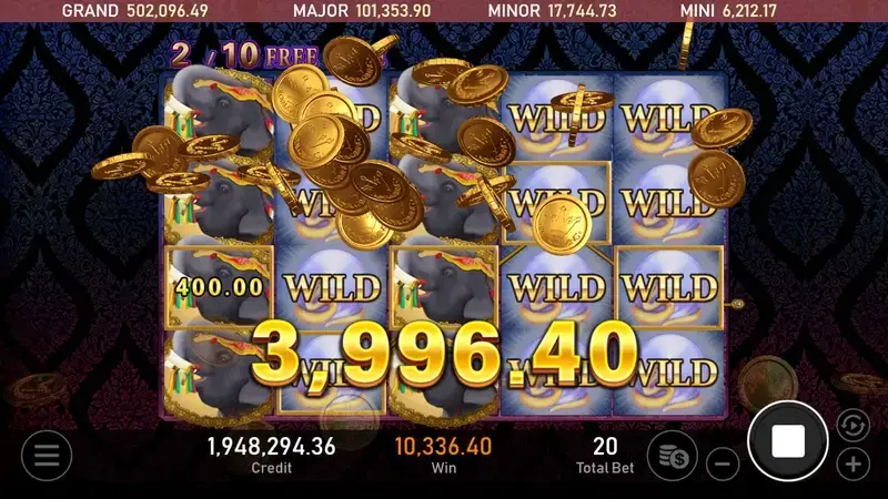 金獅泰有錢免費遊戲額外百搭畫面